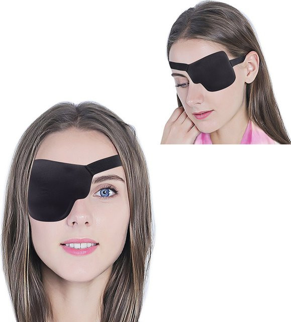 HNKMP Augenklappe Schwarz, Unisex - Bild 1