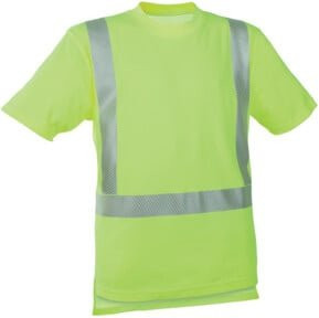 WATEX Warn-T-Shirt in Leuchtgelb, Größe XL, nach EN ISO 20471 Klasse 2, aus Poly-Cotton - Bild 1
