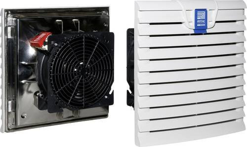 Rittal Filterlüfter SK 3239.600 in Weiß, B x H x T: 20,4 x 20,4 x 2,4 cm - Bild 1