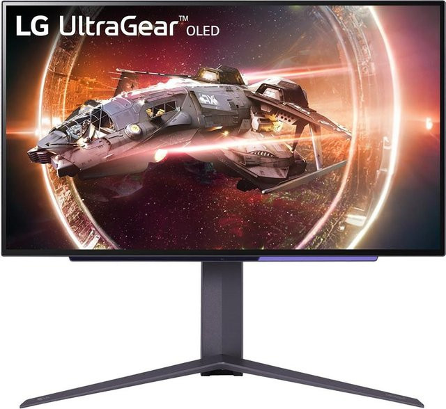 LG 27GS95QE-B OLED Gaming Monitor Schwarz 67,3 cm (26,5 Zoll) QHD 2560 x 1440 Pixel 240 Hz - Bild 1