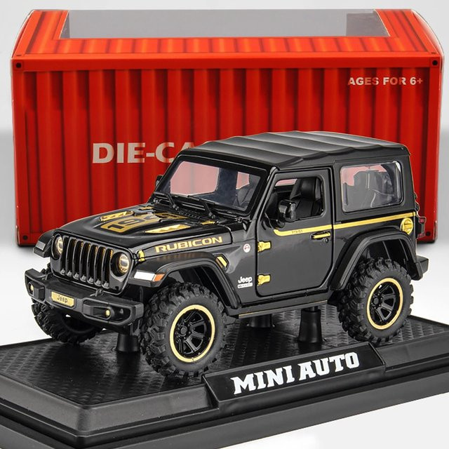 CCA Wrangler Offroad Diecast Spielzeugauto Modell Metalllegierung 1:32 - Bild 1