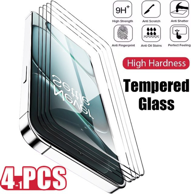HD Panzerglas Display Schutz für OnePlus Ace 5 Ultra Pro Racing 6 Nord CE 2 Lite 2T CE3 N20 SE N10 N100 N200 N300 transparent - Bild 1