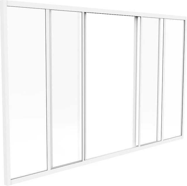 Vente-unique Glaswand Ravena Weiß Breite: 180 cm - Bild 1