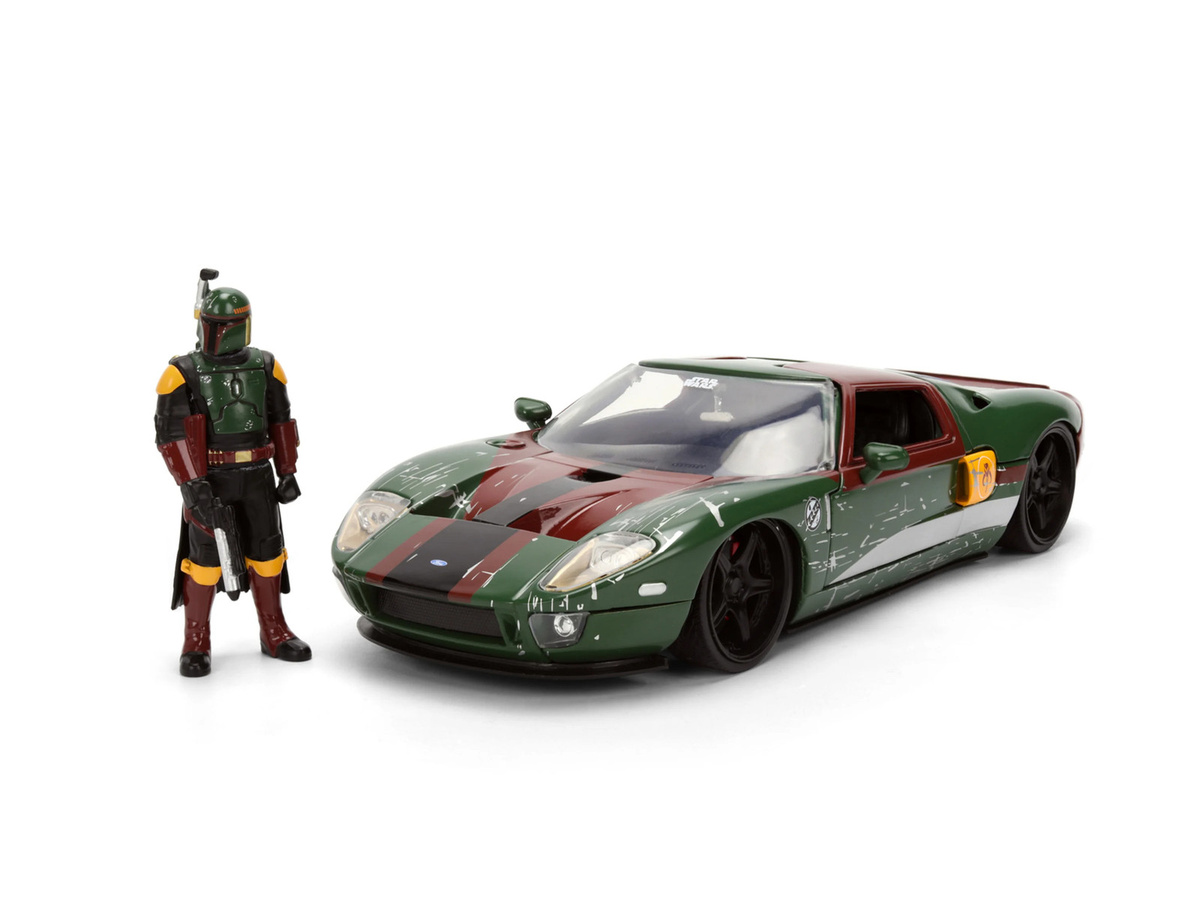 JADA Star Wars Boba Fett 2005 Ford GT, Modellauto, Maßstab 1:24, ab 8 Jahren - Bild 3
