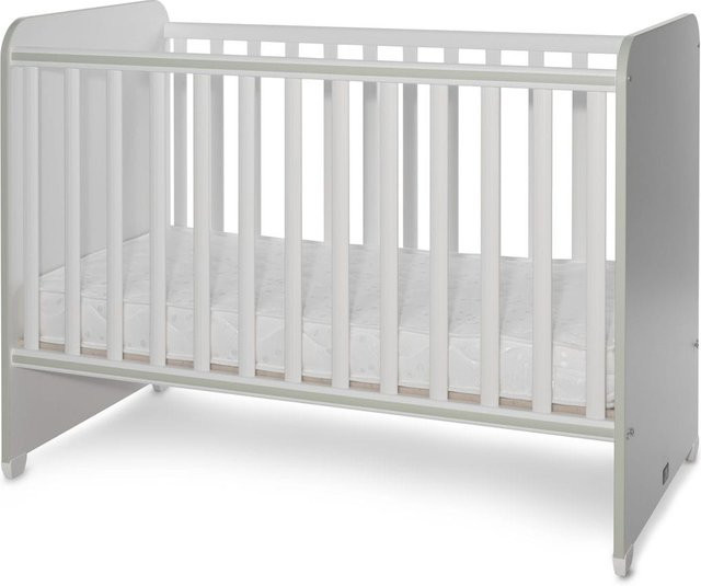 Lorelli Babybett Sweet Dream Unterbettrahmen mit zwei Ebenen in Grün, B/T/H: 124 x 68 x 95 cm - Bild 1