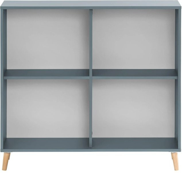 PROREGAL Aktenregal Jaguar Large Blau mit 4 Fächern, H x B x T: 92,6 x 100 x 41 cm - Bild 1