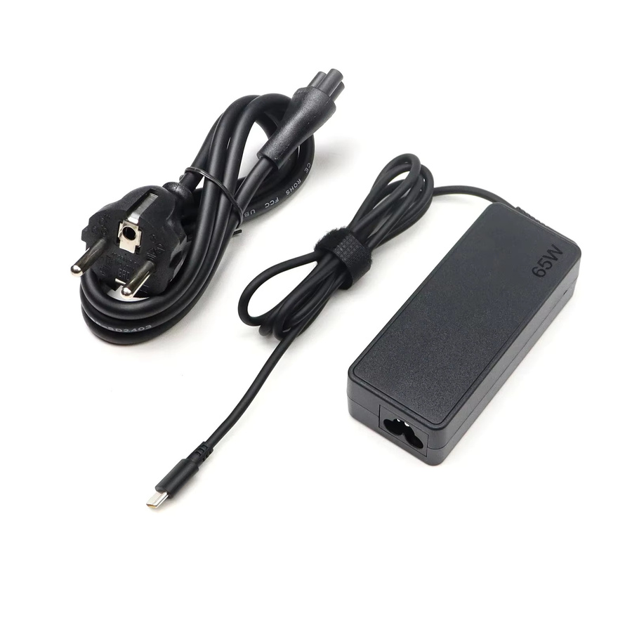 PHONEPACE Notebook-Netzteil 65W mit USB-C-Schnittstelle, 20V 3.25A Laptop-Ladegerät in Schwarz, kompatibel mit ASUS, Lenovo und HP Laptops - Bild 2