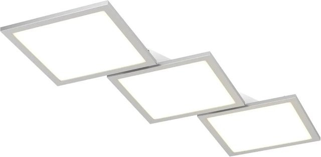 Lucande LED Deckenleuchte Ilira 9956031 in Alu-Grau, 3-flammig, dimmbar mit Leselampe und Fernbedienung - Bild 1