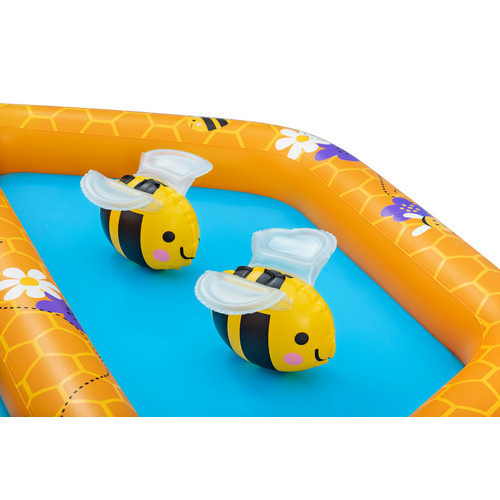 Bestway Bällebad für Kinder ab 12 Monaten, Orange und Blau, B/L: 119 x 127 cm - Bild 2