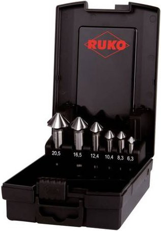 RUKO Kegelsenkersatz ULTIMATECUT 4S 90 Grad aus HSS in Silber - Bild 1