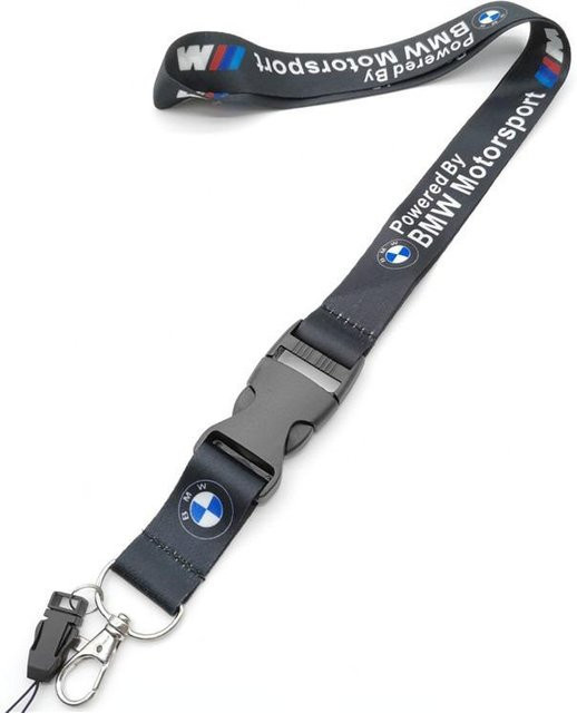 BMW Motorsport Lanyard Schlüsselanhänger, schwarz, Unisex - Bild 1