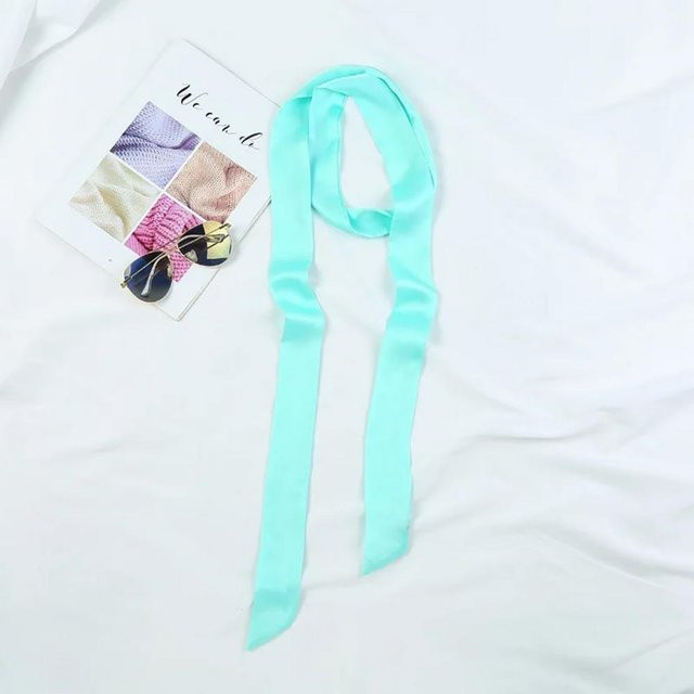 RUNMEI Schal, Chiffon Seide, rot, Damen - Bild 1