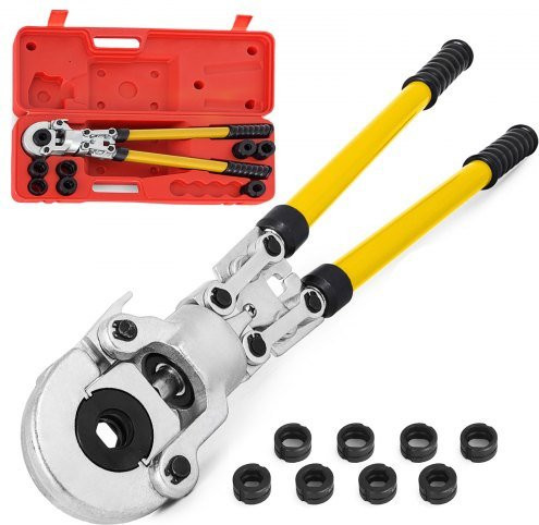 VEVOR Rohrpresszange für Pex-Al-Pex Verbundrohre 16-32 mm in Gelb - Bild 1