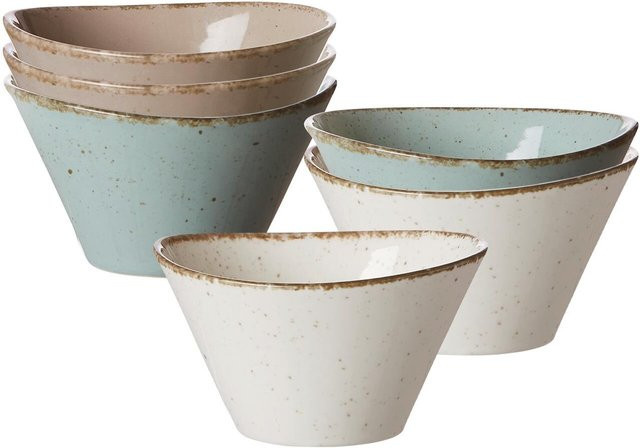 Ritzenhoff & Breker Dipschalen Casa Keramik Multicolour 6er Set B: 10,5 cm, T: 11,5 cm - Bild 1
