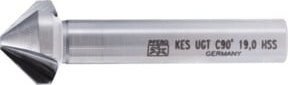 PFERD HSS Kegel- und Entgratsenker UGT 90 Grad Durchmesser 19 mm Schaft-Durchmesser 10 mm DIN 335 C in Silber - Bild 1
