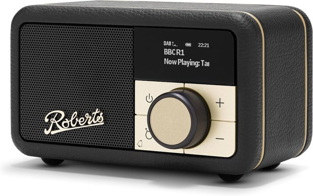 Roberts Revival Petite 2 DAB+ Radio in Schwarz mit Bluetooth, USB und Akku - Bild 2