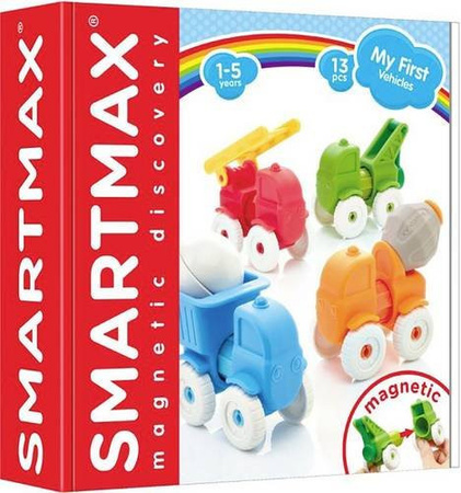 SmartMax My First Vehicles Spielzeugset mit 13 Teilen in Bunt, SMX 226