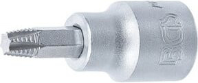 BGS Schraubenausdreher-Bit-Einsatz 7098-T30 in Silber mit 10 mm Innenvierkant Antrieb für defekte T-Profile TX T30 - Bild 1