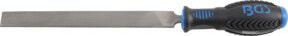 BGS Werkstattfeile 6551 flachstumpf Hieb 2 in Silber, Länge: 200 mm - Bild 1