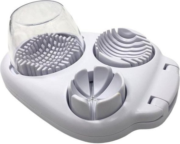 Multifunktionaler Eierschneider von JMG Household Supplies in Weiß mit Edelstahldraht zum Schneiden von hartgekochten Eiern - Bild 1