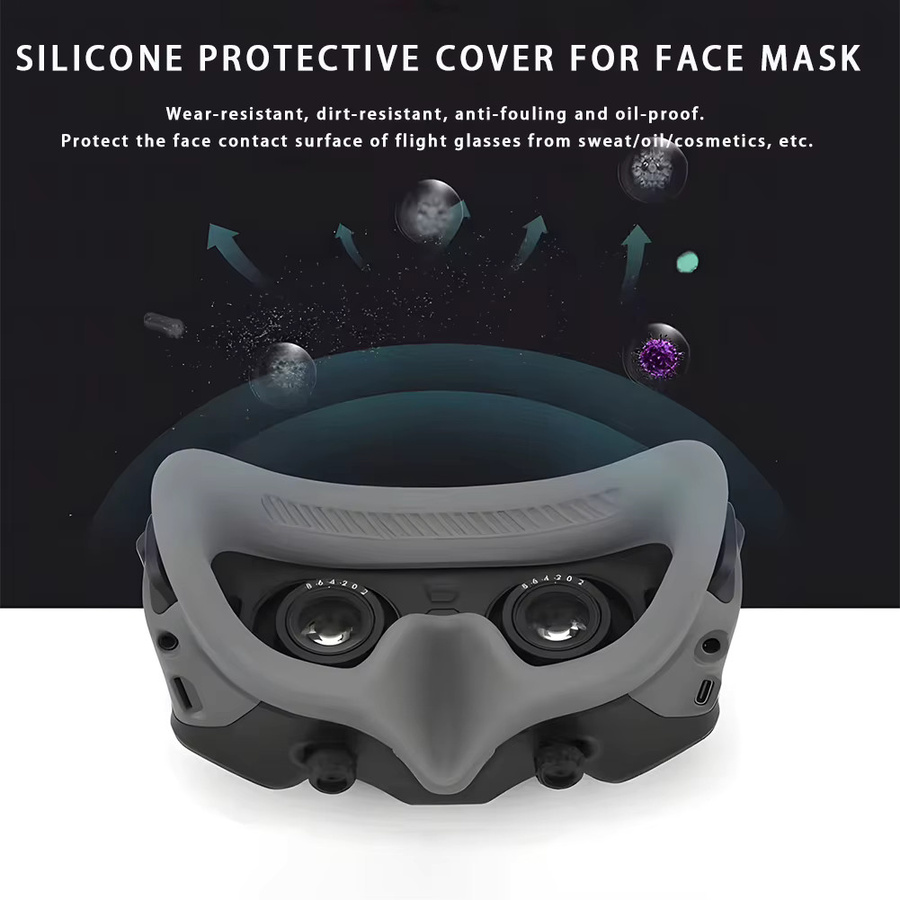 DJI Avata Goggles 2 Zubehör Set mit verstellbarem Kopfgurt, Batteriehalter, Yagi-Antenne und Silikon-Augenpolster in Multicolour - Bild 3