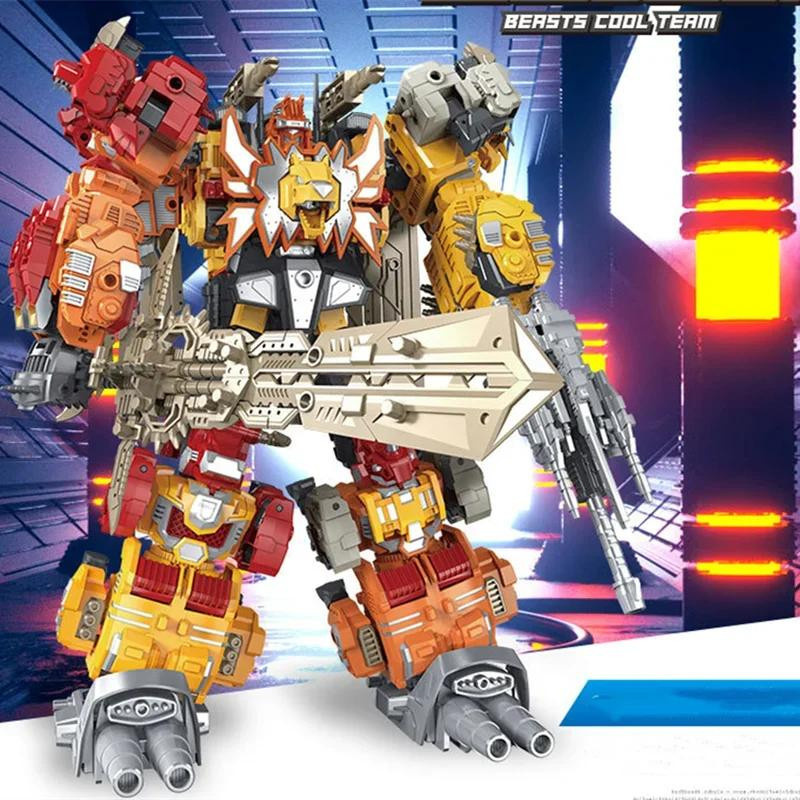 Yiran toy 1 5-in-1 Transformation Predaking G1 Roboter Actionfigur - Bild 4