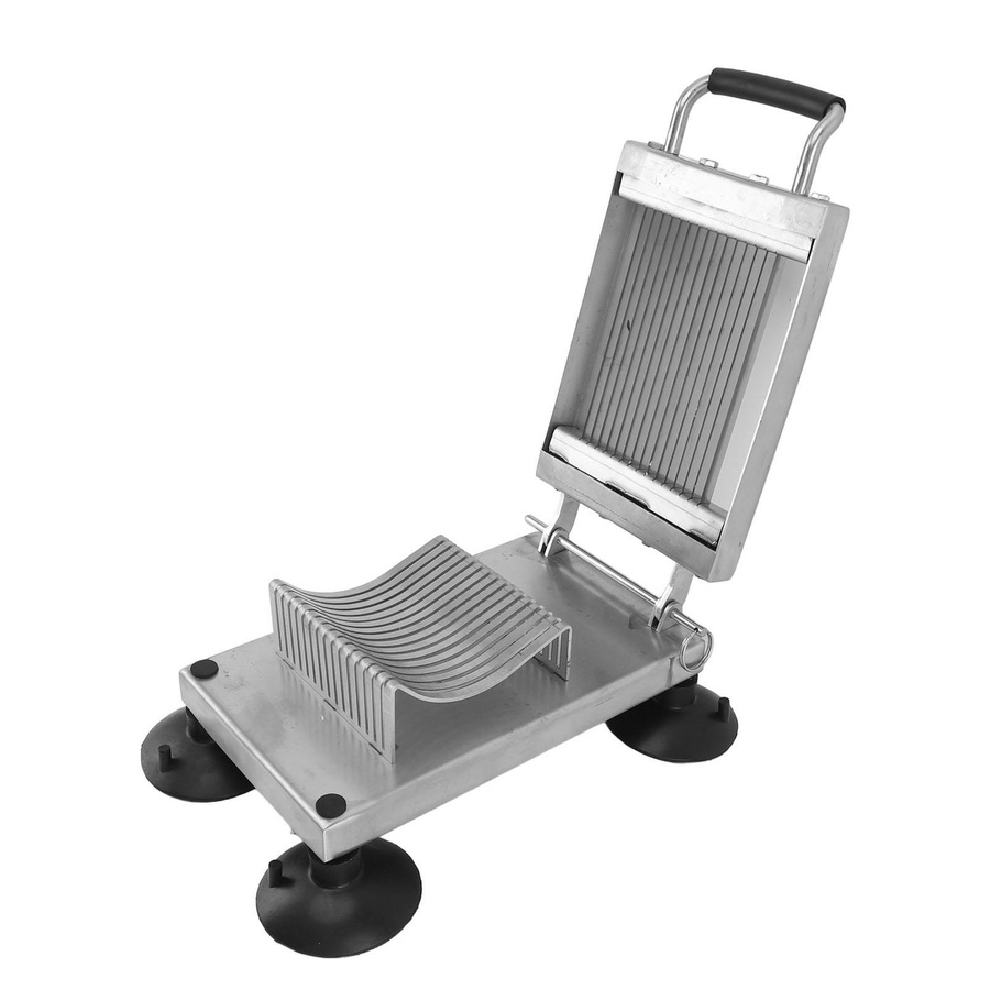 Aimo Manueller Gemüseschneider aus Edelstahl in Silber mit 4 Saugfüßen und 6,5 mm Schnittstärke - Bild 2
