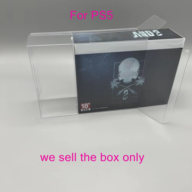 xunbeifang Sammlungs-Display-Box für PS5 Dead Island 2 transparente Aufbewahrungsbox - Bild 1