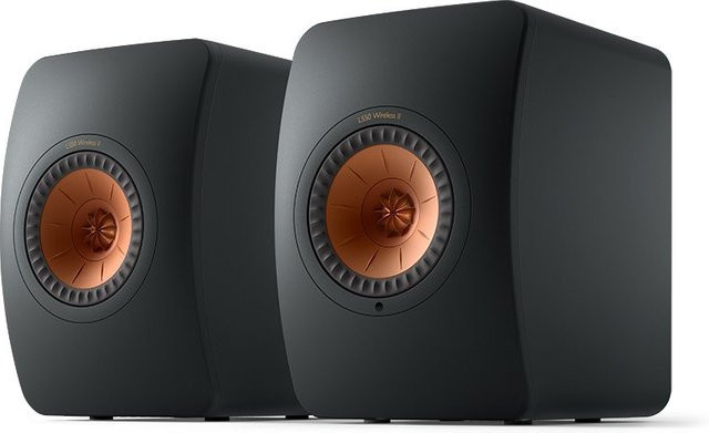 KEF LS50 Wireless II Regallautsprecher Paar in Carbon Black - Bild 1