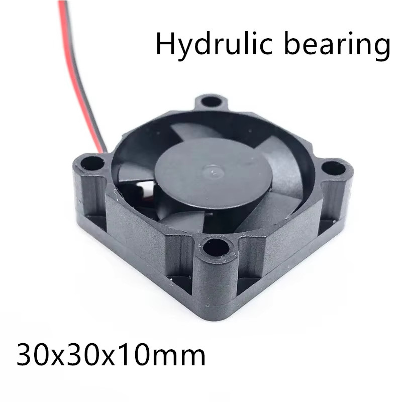SENKAYS 3010 Lüfter Schwarz B/H/T: 3,0 x 3,0 x 1,0 cm 2-Pin für 3D-Drucker und Grafikkarten - Bild 1