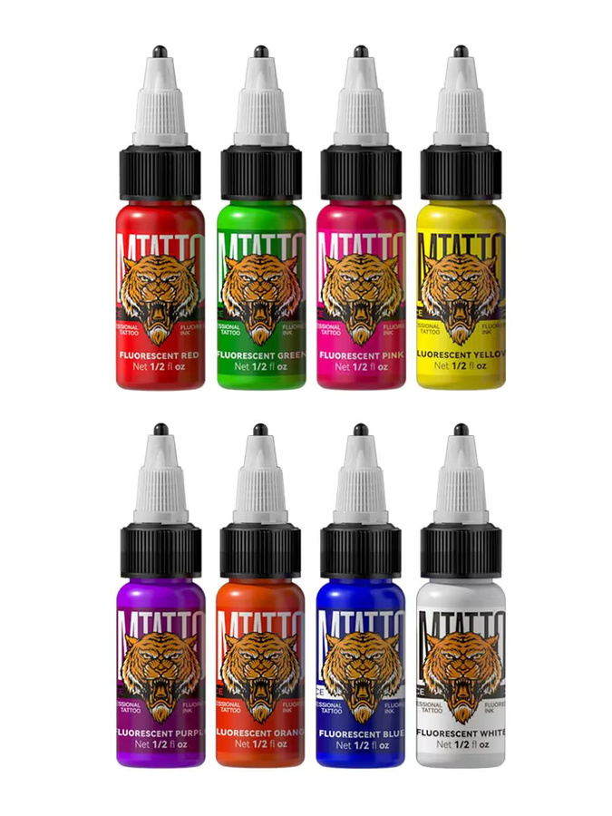 DMTATTOO Tattoo Tinte, 15 ml, Fluoreszierend, Pflanzliche Extrakte - Bild 4