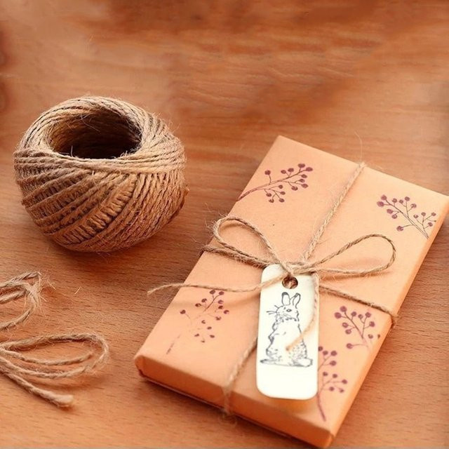 Natürliches Hanfseil im Vintage-Stil für DIY-Projekte, Basteln und Dekoration - Bild 1
