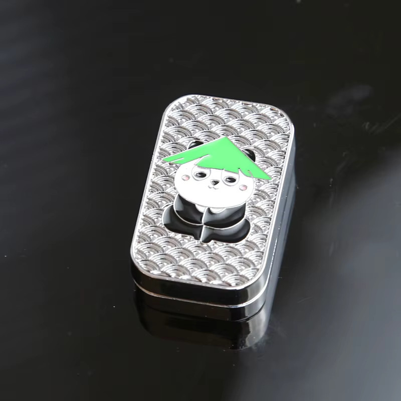 soulbao Metall-Panda-Schiebekarten-Spielzeug, magnetisches Gleit-Fidget-Gadget - Bild 4