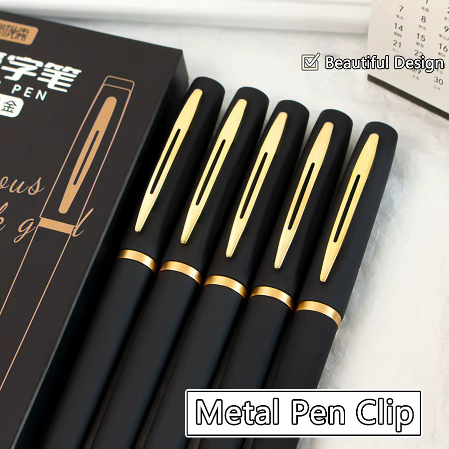 5er-Pack Gelstifte mit großer Kapazität und schwarzer Tinte für Büro und Schule, erhältlich in den Spitzengrößen 0,5 mm, 0,7 mm und 1,0 mm - Bild 4