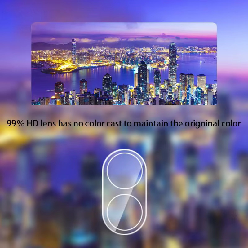3er-Set Kameraschutzfolie aus gehärtetem Glas für Xiaomi Poco X7 Pro 5G, transparent - Bild 3