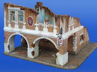 Plusmodel Haus mit Passage WW II, 1:35, Bunt / Mehrfarbig - Bild 1