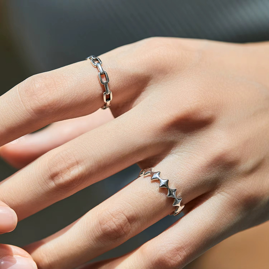 MODIAN Ringe, 925 Silber, Vintage, Damen - Bild 4