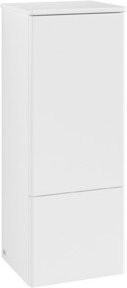 V&B Mittelschrank Antao ohne Frontstruktur, weiß lackiert, B/T/H: 41,4 x 35,6 x 104 cm - Bild 1