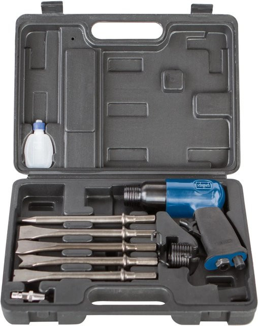 Scheppach Druckluft-Meißelhammer Set in Blau mit 6,3 bar - Bild 1