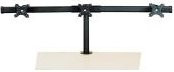 VALUE Triple LCD Arm für Tischmontage, schwarz, VESA 75x75 mm - Bild 1