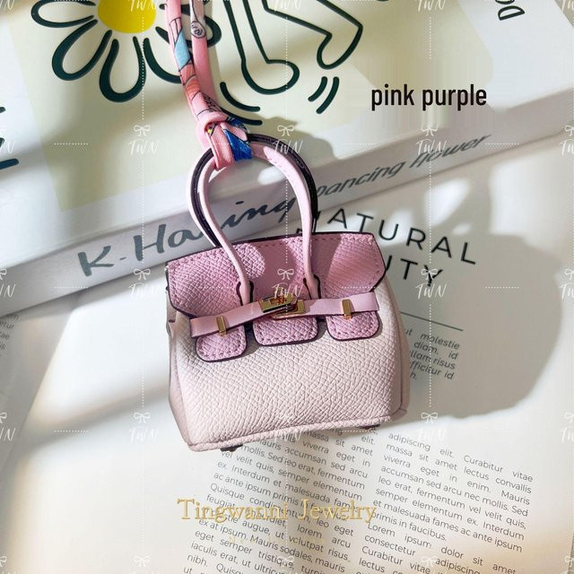 the BAY Mini-Taschenanhänger, Kopfhörertasche, Münzbörse, Autoschlüsselanhänger, Damen, rosa/violett - Bild 1