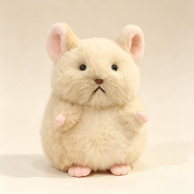 Yiran toy Chinchilla Plüschtier, 15cm, Braun - Bild 1