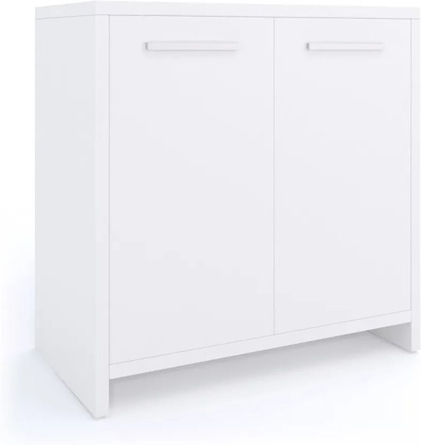 Vicco Waschbeckenunterschrank Kiko Badschrank Weiß B/T/H: 58 x 60 x 33 cm - Bild 1