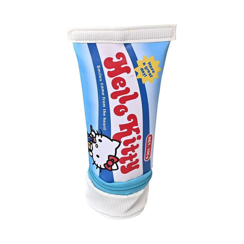 Hello Kitty Federmäppchen in Zahnpastaform, blau, Textil - Bild 5