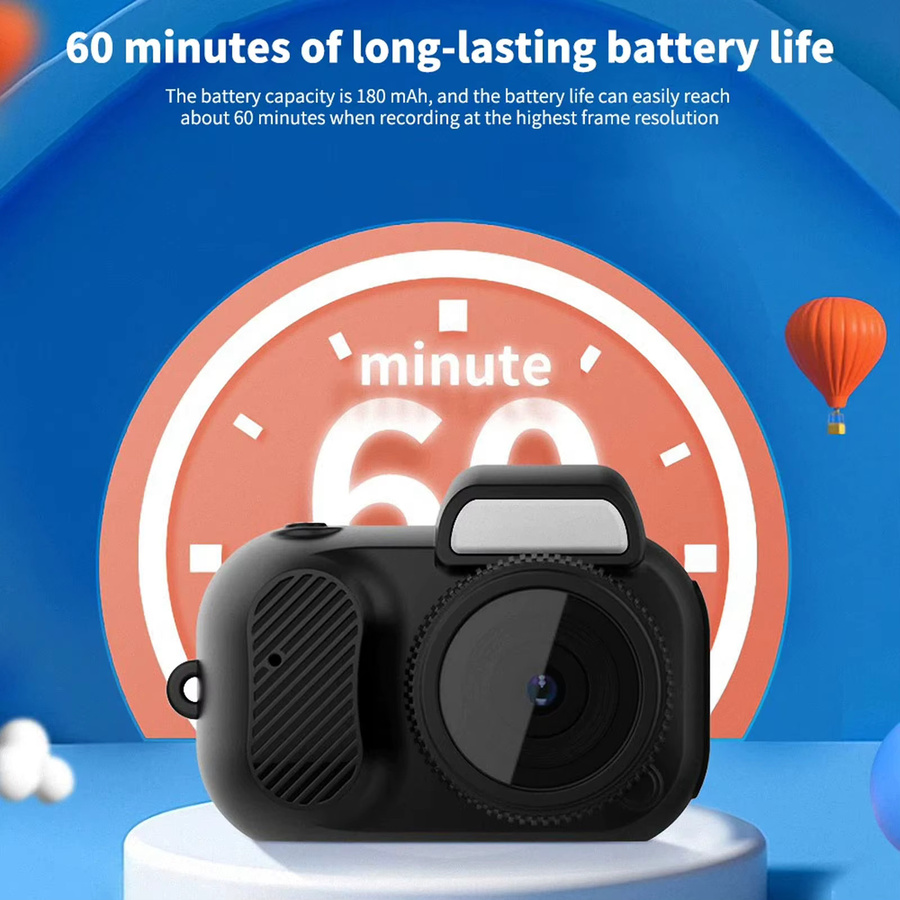 VBESTLIFE Kompakte DV-DVR-Kamera in Schwarz mit 1080P Auflösung, 2 MP und 0,96 Zoll Display sowie 160 Grad Objektivwinkel - Bild 2