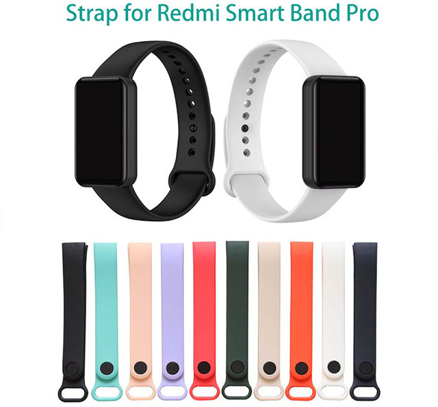 Xiaomi Uhrenarmband Silikon, Schwarz, Redmi Smart Band Pro - Bild 1