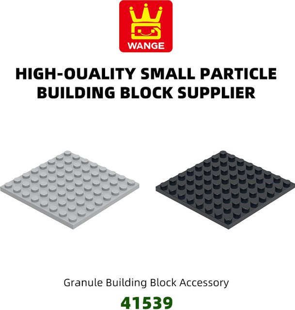 WanGe Grundplatte, Doppelseitige Grundplatte mit 8x8 Löchern, Lila, 1-teiliges Set - Bild 1