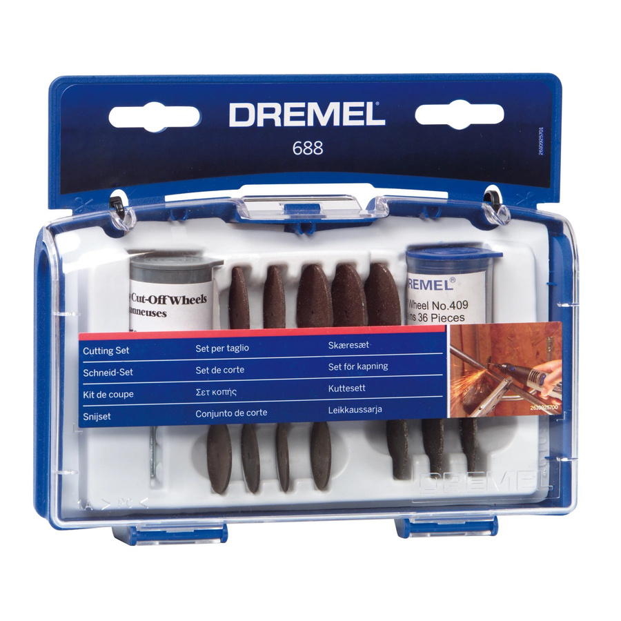 Dremel Schneid-Set 688 Trennscheiben-Set für Metall und Kunststoff, 68-teilig, multicolour - Bild 2