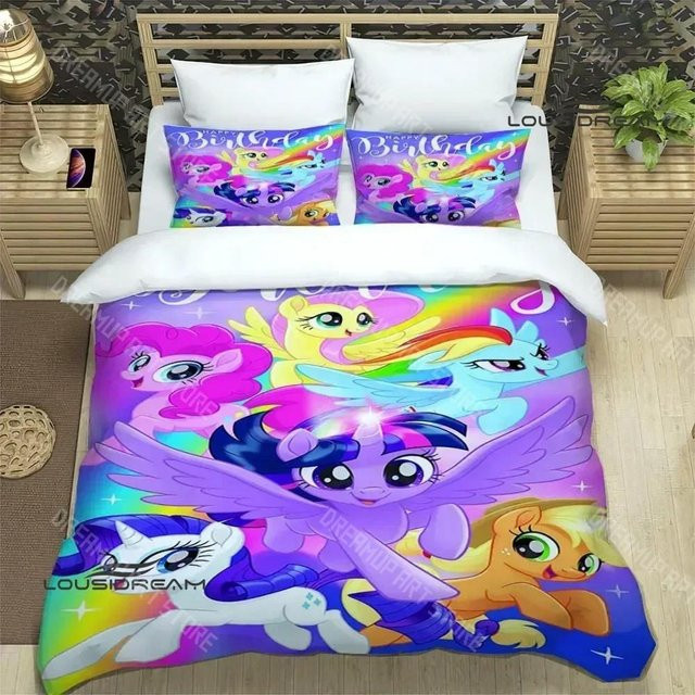 Lodestar My Little Pony Bettwäscheset aus Mikrofaser mit Motiv, B/H: 135 x 200 cm, Mehrfarbig - Bild 1