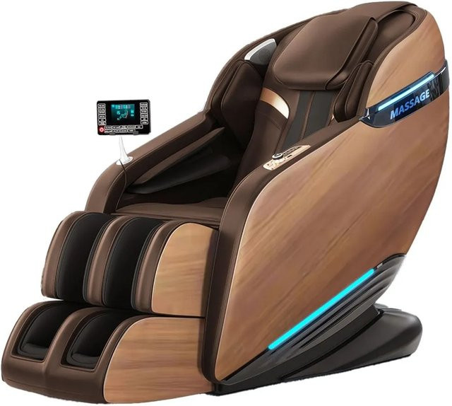 360Home A32 3D Massagesessel mit Wärmefunktion, Zero-Gravity-Funktion, Bluetooth und SL-Schiene, B/T/H: 140 x 72 x 104 cm - Bild 1